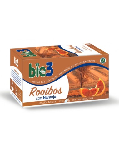 Roibos con Naranja, 25 filtros