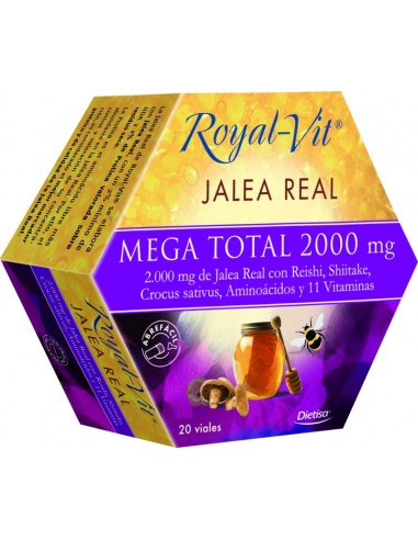 Jalea Real Mega Total Royal-Vit, 20 viales